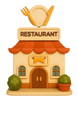 Restaurant illustrations, children's comic books