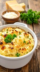 Creamy cauliflower gratin