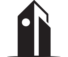 Classical Building Facade Icon architecture