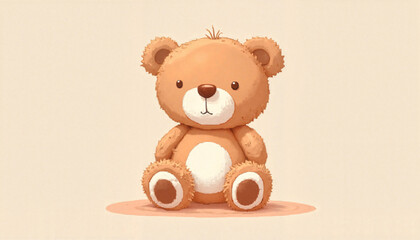 Fototapeta premium teddy bear with heart
