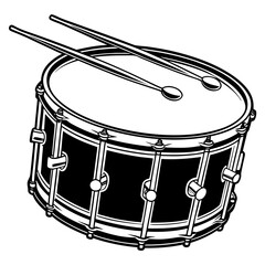 drum kit isolated on white