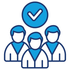 Participant Blue Icon