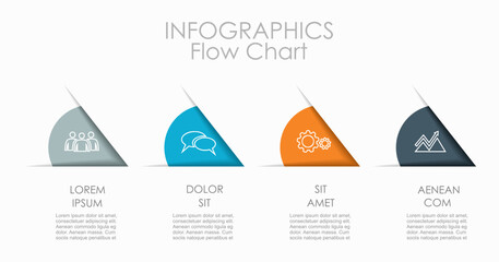 Infographic design template with place for your data. Vector illustration.