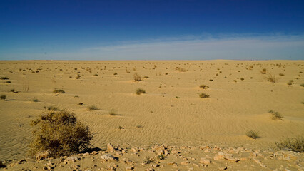 Il deserto del Sahara nella regione di Tezeur, area di Ong Jmal. Tunisia, Nord Africa