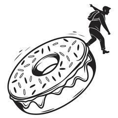 fast food illustration