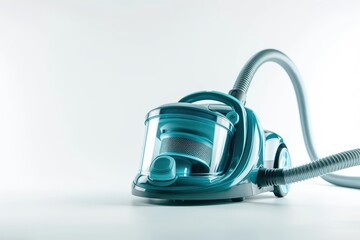 Clean Sweep: A pristine vacuum cleaner awaits, showcasing its modern design and efficient functionality, poised for effortless cleaning. 