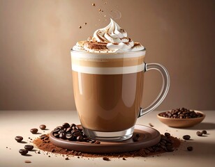 Creamy coffee drink