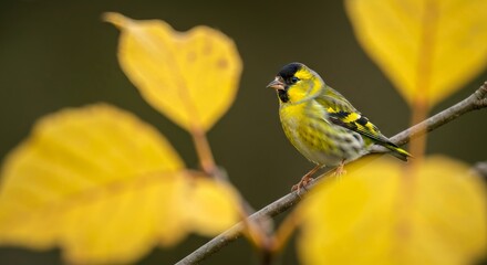 Bird Perched on Branch