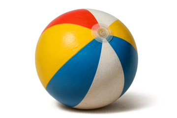 beach ball isolated on white