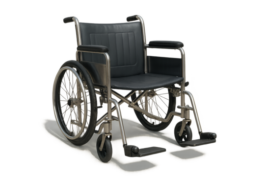 wheelchair isolated on white background