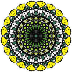 Foral Mandola Pattern Style Flowers Gentle. Hand-drawing Seamless Pattern Design Background.Geometry Seamless Pattern Ethnic Indian Asia Ornament Flowers,Flower Colorful.