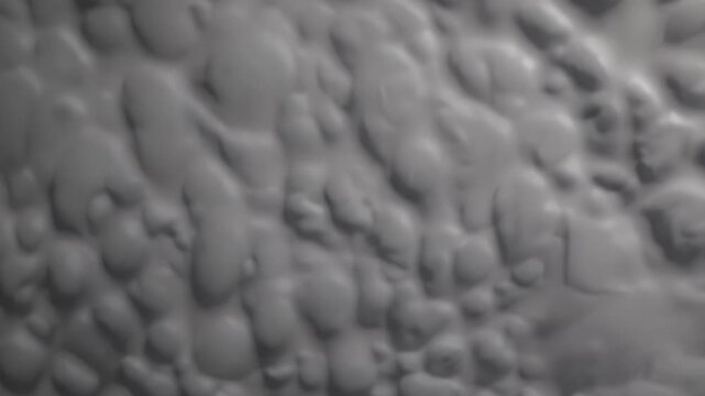 The texture with a smooth surface is layered in a pattern creating a rippled effect. Highlight and shadow emphasize the smooth texture across the layered surface.