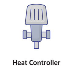 Heat controller Vector icon which can easily modify or edit