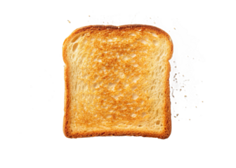 isolated photo of slice of toast bread