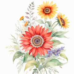 floral background with flowers
