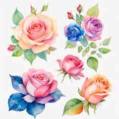 seamless pattern with roses