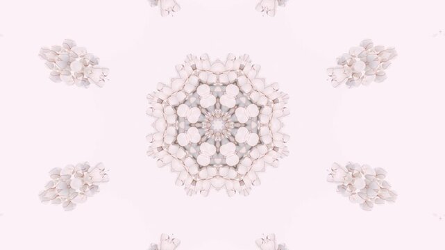 Abstract Kaleidoscopic Mandala Geometry: A Stunning 3D Ornamental Mosaic Featuring Dynamic Patterns and Mesmerizing Backgrounds for Designers and Visual Artists
