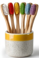 3D toothbrush holder isolated on white background