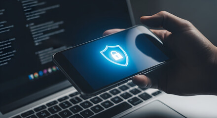 Cybersecurity for Smartphone Encryption and Online Privacy Software Engineer Programmer Security Systems Digital Shield Data Safety Internet Mobile Computing Development Code 180