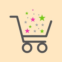 shopping cart. Online shopping 