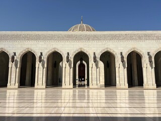 Sultan Qaboos Grand Mosque in Muscat