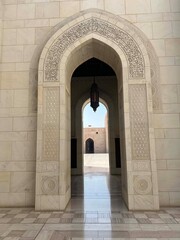 Sultan Qaboos Grand Mosque in Muscat
