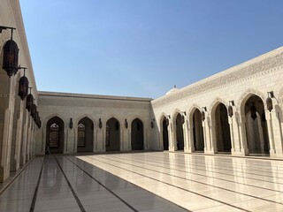 Sultan Qaboos Grand Mosque in Muscat