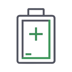 Obraz premium Medical clipboard with plus and minus symbols icon