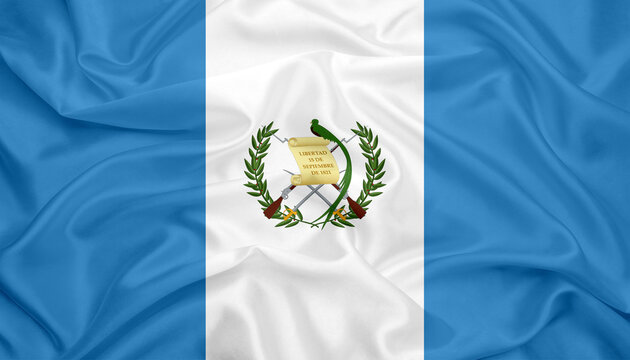 White Fabric Texture Background Abstractxa Guatemala  Flag