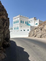 House around Mutrah fort in Muscat