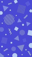 Simple and cute geometric business background