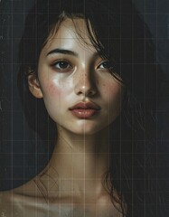 Portrait of a young woman