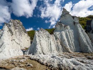 秋の仏ヶ浦の風景　青森県佐井村