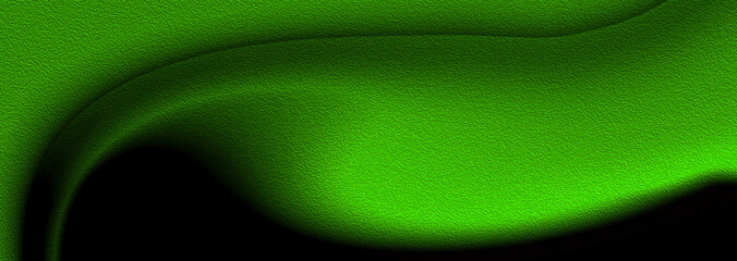 Abstract blurred dark green color gradient wavy long background. Textured backdrop. web page. banner. Tech card. Flyer. ECG. Climate change. Glitch grunge noise texture. VR