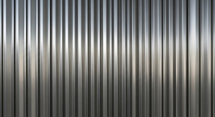 Modern corrugated metal texture background