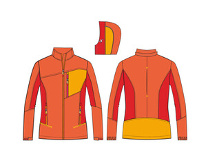 outdoor women two-layer wind breaker outer © 양 진옥