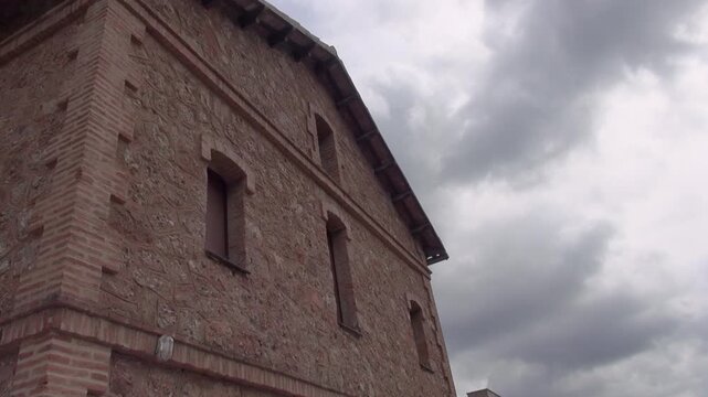 Sant Llorenc road info center Coll Estenalles stone forest natural park