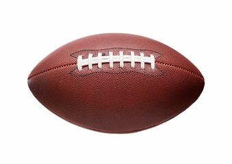 American football ball isolated on white background