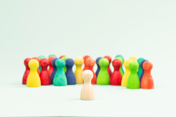 Mobbing, cancel culture censorship, woke society, discrimination, social media and exclusion, people different opinion