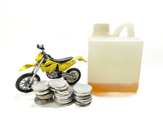 Expensive Gasoline Concept Motorcycle and Fuel Cost Pile-Up