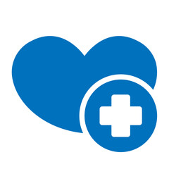 Fototapeta premium medical heart icon