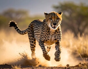 Cheetah in motion