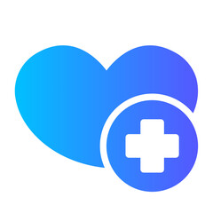 Obraz premium medical heart icon