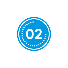 Number icon vector illustration. Infographic number icon vector. number icon vector