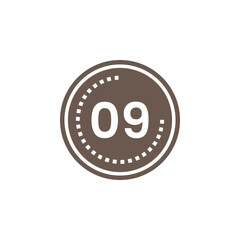 Number icon vector illustration. Infographic number icon vector. number icon vector