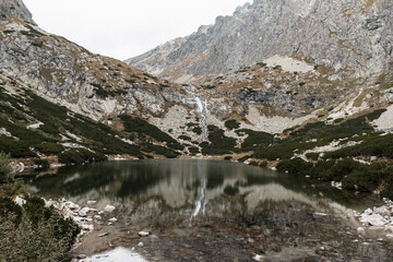 Velick&eacute; Pleso Lake in the High Tatras, Slovakia &ndash; alpine mountain scenery