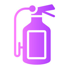 fire extinguisher gradient icon