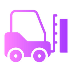 forklift gradient icon