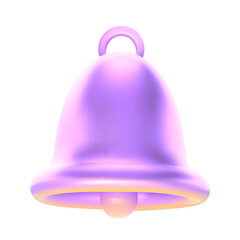 3D bell. Bell symbol. Vector Illustration.