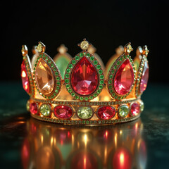 Royal Crown with Precious Gems